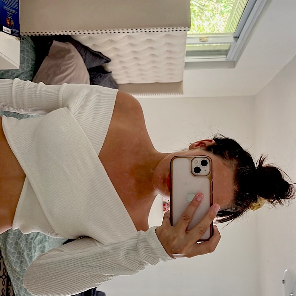 Off the shoulder shirt